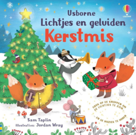 Lichtjes en geluiden kerstmis geluidenboek