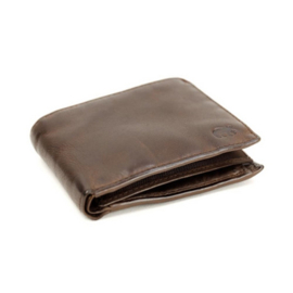 Bear design herenportemonnee Billfold 'Joep' brown