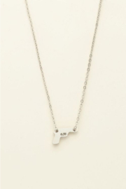 my jewellery ketting met pistooltje zilver