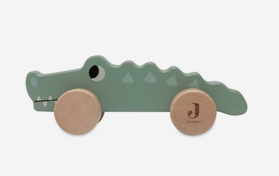 Jollein Houten Krokodil op wielen - Jungle Jambo