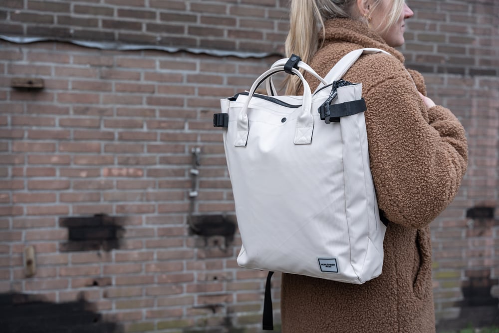 prospectt Norländer Fiets Shopper Rugtas Boston Off-White