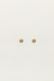 My jewellery oorbellen studs art mini klaver goud