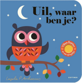 Boek Uil, waar ben je? | karton flapjesboekje