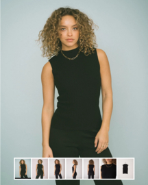 TILTIL Iva sleeveless knit black