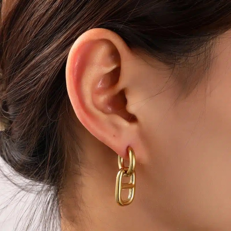Go Dutch Label oorbellen link hoop