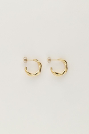 My Jewellery oorbellen | oorringen gedraaid goud