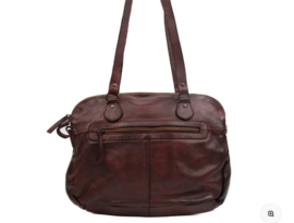 Bear design Hand-/schoudertas 'Lieke' bordeaux
