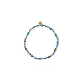 Go Dutch Label armband  - 14k + blue