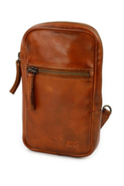 Bear Design Klein crossbody tasje 'Nikki' cognac