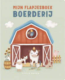 Boek Little Dutch boek mijn flapjesboek boerderij | karton