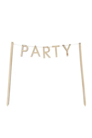 Zusss houten taartslinger | party 18cm.