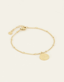 My Jewellery armband | love is coming goud