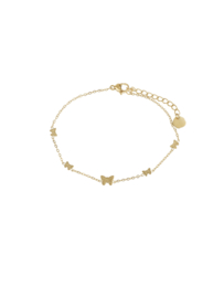 rose en camellia armband vlinders