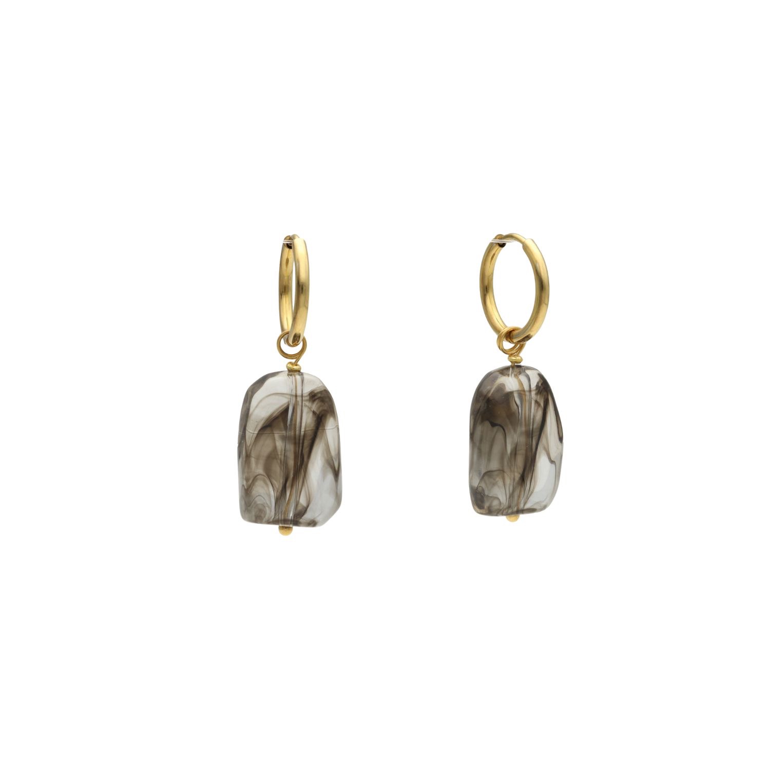 Camps & Camps Oorbellen Marble Glass