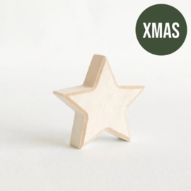 SPJ kerst | houten ster