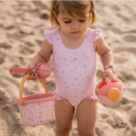 LIttle Dutch strandset | Pink flowers