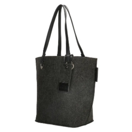 Zebratrends Shopper | vilt antraciet