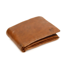 Bear design herenportemonnee Billfold 'Joep' cognac