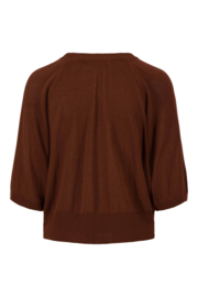 zusss boothals trui mid brown