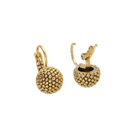 Camps & Camps oorbellen Gold Plated Globe dormeuse