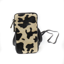 Bear Design | animal leren telefoontasje cow