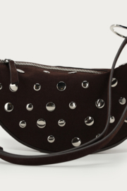 My Jewellery Bruine crossbody tas met studs