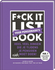 F*ck it list book voor pensionados