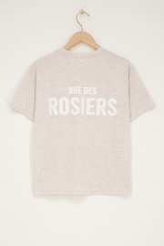 My jewellery Beige T-shirt "Rue des Rosiers"