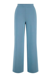 zusss broek met elastaan grijsblauw