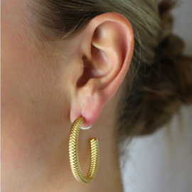 camps & camps oorbellen | big relief earring