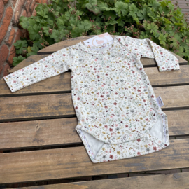 Petite Jenni lange mouw romper flowers