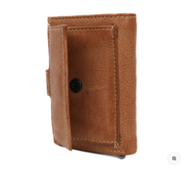 Bear designCard holder 'Evie' taupe