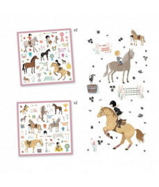Djeco stickers paarden