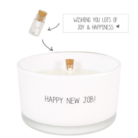 my flame  sojakaars Flessenpost - Happy new job!