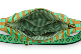 Pip Studio Freya Half Moon Cross Body Bag Stripe Green