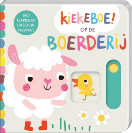 Kiekeboe op de boerderij | karton flapjesboekje