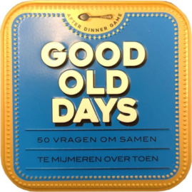 Spel in blikje | Good old days