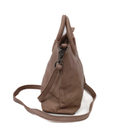 Bear design Hand-/schoudertas 'Jasmijn' taupe M