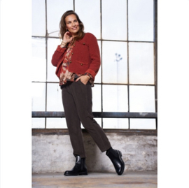 marta du chateau broek Eclipse donkerbruin