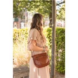 Bear Design schoudertasje 'Miley' cognac