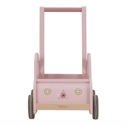 Little Dutch Houten loopwagen roze