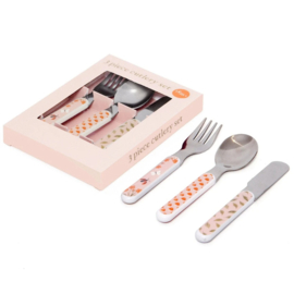 Petit Monkey bestekset | bos pink