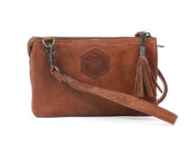 Bear Design clutch 'Umi 2' | cognac