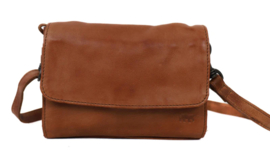 Bear design Enveloptas 'Joëlle' cognac
