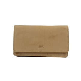 Bear Design overslag portemonnee 'Emma' | beige