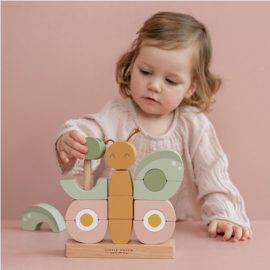 Little Dutch houten stapelaar | vlinder.