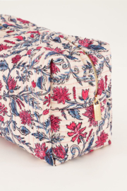 My Jewellery lichtroze toilettas set met bloemen print