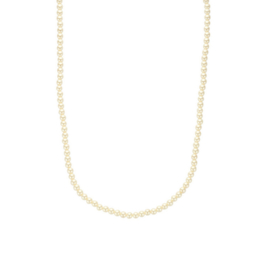 biba ketting middellang parel 6mm beige
