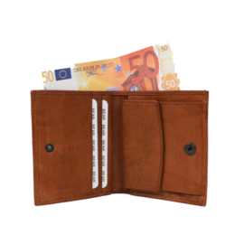 Bear design Portemonnee bilfold Noud cognac