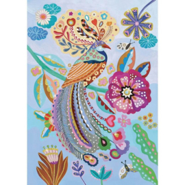 Djeco puzzel | sprankelende vogel